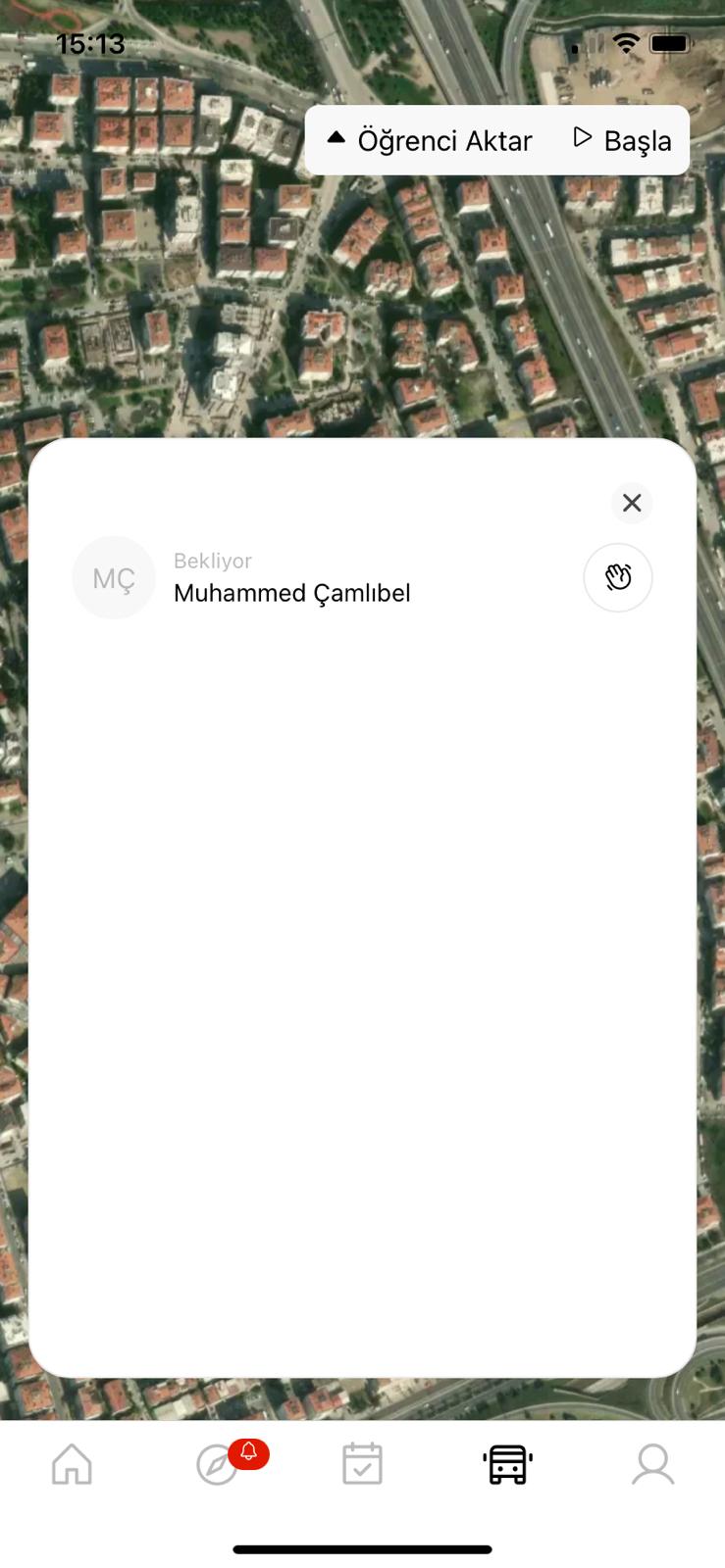 Rehapp özel eğitim kurum yönetimi mobil ekranı